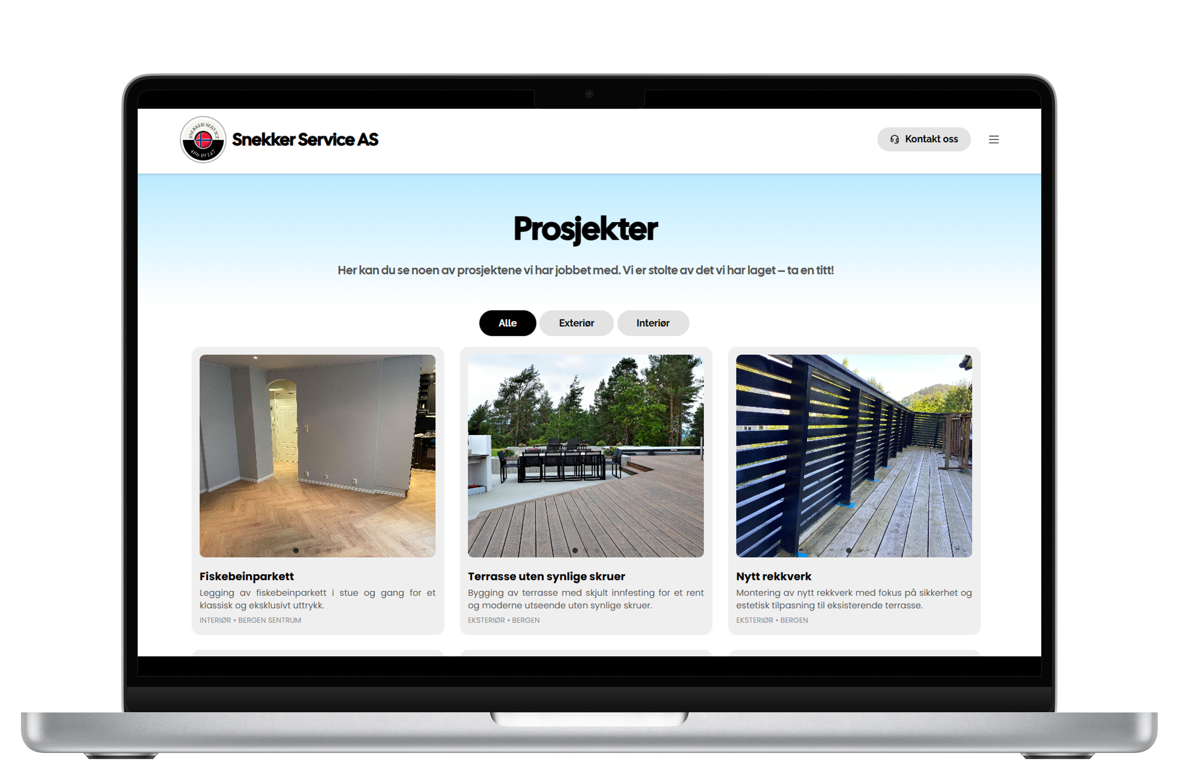 Prosjektmockup